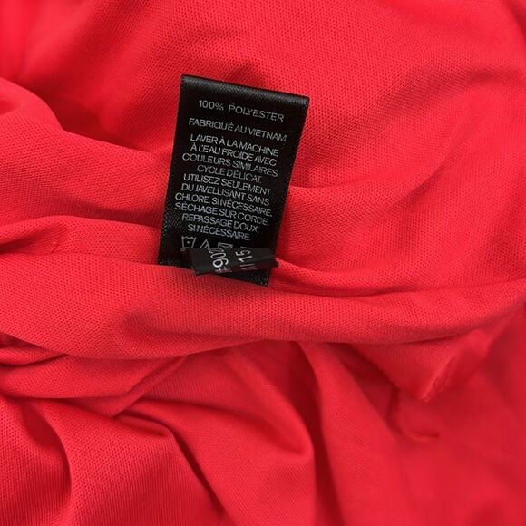Express Dress Sz 4 Red Halter Fit & Flair Sleeveless Mini Summer Cocktail Party - Picture 12 of 15